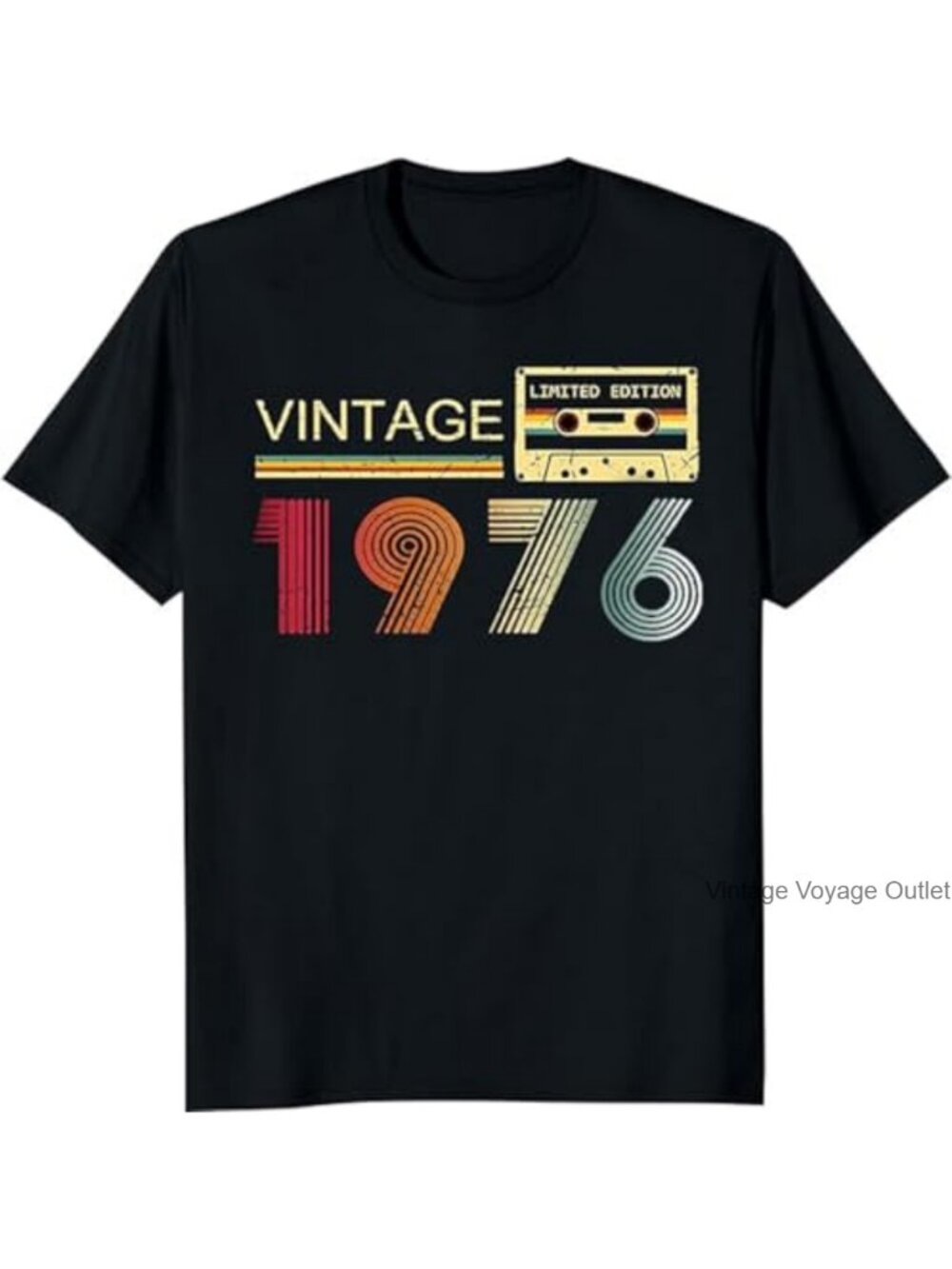 Vintage 1976 Limited Edition 50th Birthday Tee Men's Cotton Blend T-Shirt
